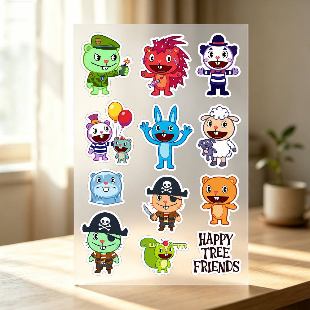 Laptop Accessories Wallpaper - Adesivi Happy T-ree F-rien-ds per carrozzeria