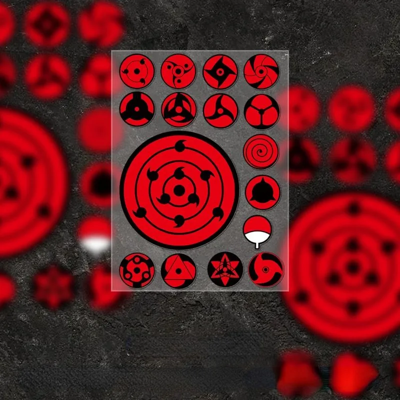 Good Laptop Accessories - Nuovo Naruto Sharingan Cartoon Animation Stickers