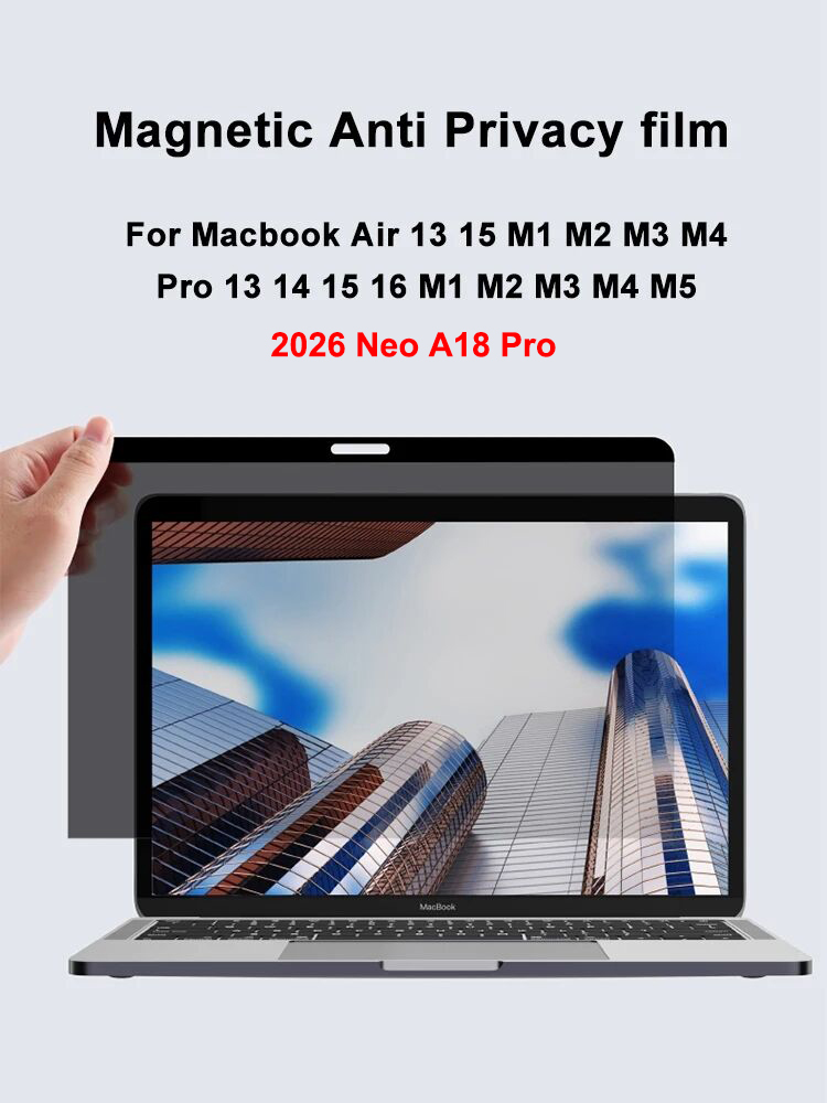 Privacy Screen Filter - Pellicola Protettiva Magnetica Anti-spionaggio per MacBook