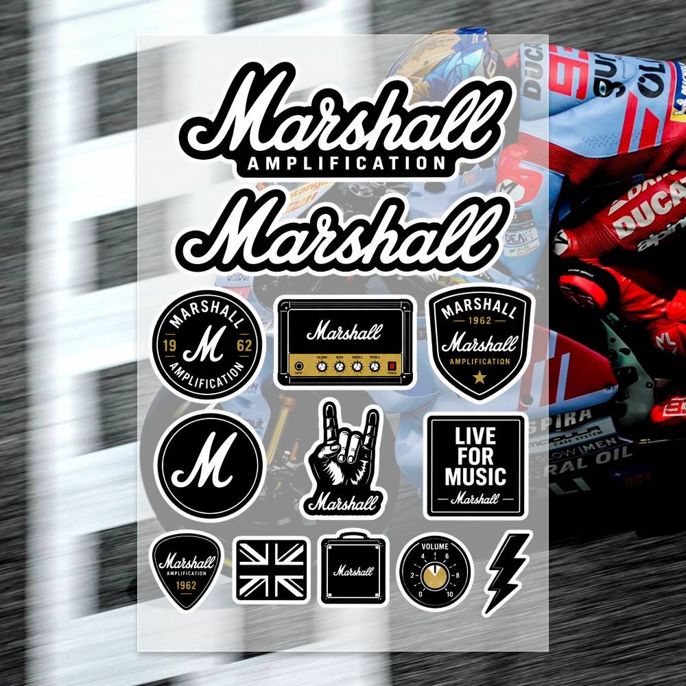 Laptop Accessories Wallpaper - Adesivi M-arshall per Moto, Auto, Paraurti,