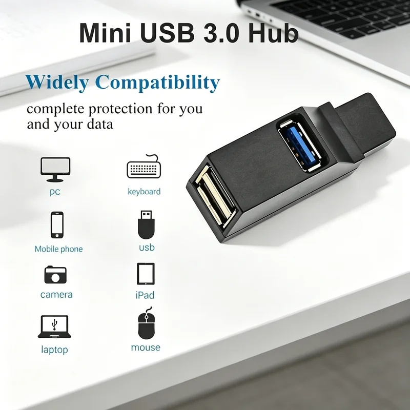Hub USB 3.0 2.0 Rotante a 3 Po - Laptop Accessories Macbook recensione e prezzo