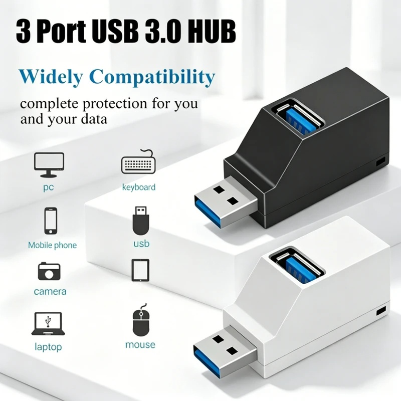 Hub USB 3.0 2.0 Rotante a 3 Po - Laptop Accessories Macbook recensione e prezzo