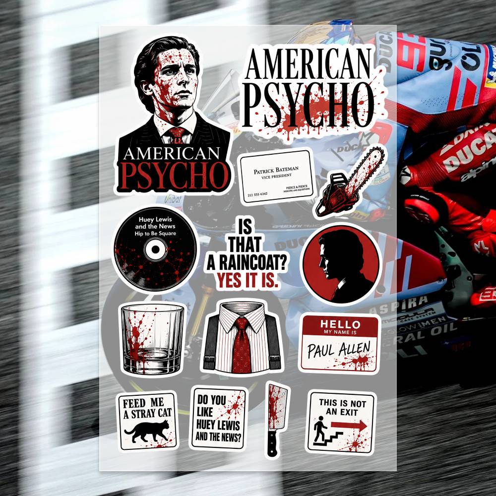 Adesivi A-merican P-sycho per  - Laptop Accessories Wallpaper recensione e prezzo