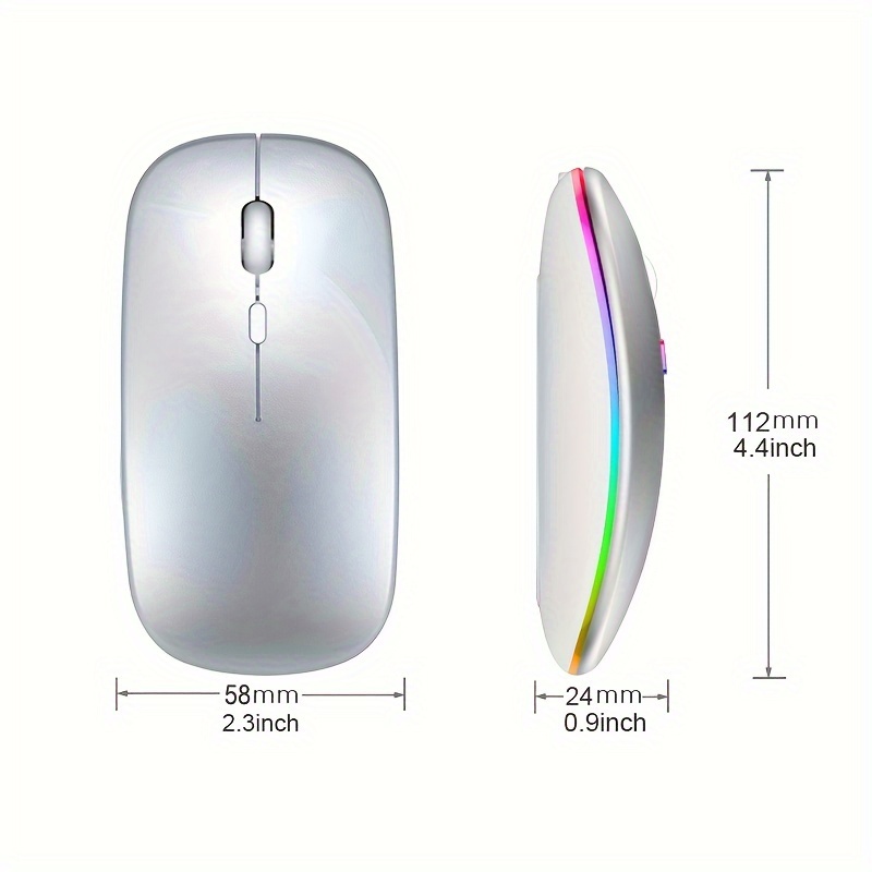 Mouse wireless RGB ricaricabil - Laptop External Accessories recensione e prezzo