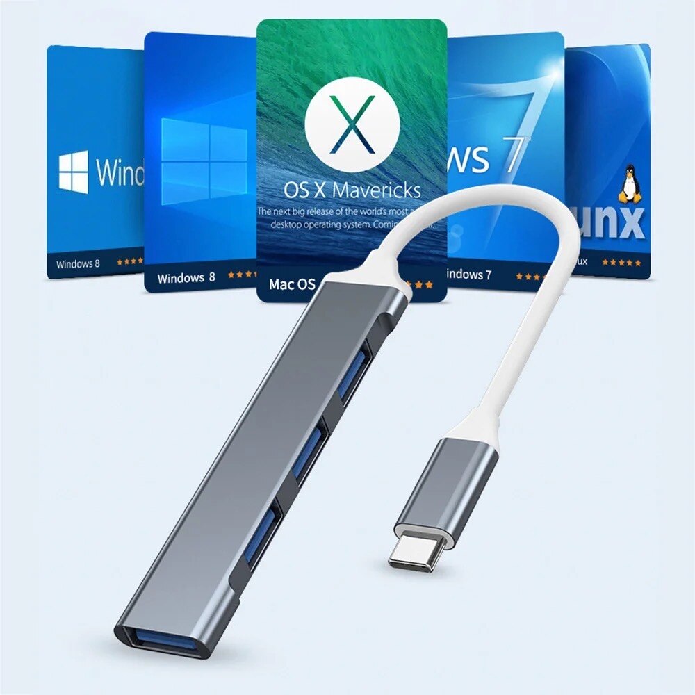 Hub USB 3.0 a 4 porte, Hub USB - Laptop Accessories Macbook recensione e prezzo