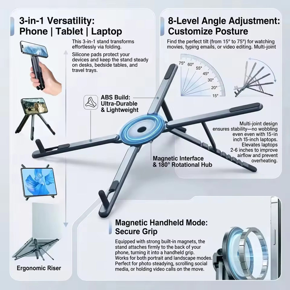 Supporto Magnetico Portatile p - Laptop Extra Accessories recensione e prezzo